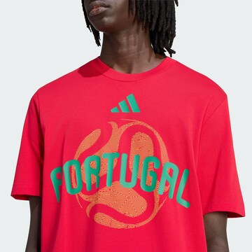 ADIDAS PERFORMANCE - Camiseta funcional 'FIFA Fussball-Weltmeisterschaft 26™ Portugal' en rojo