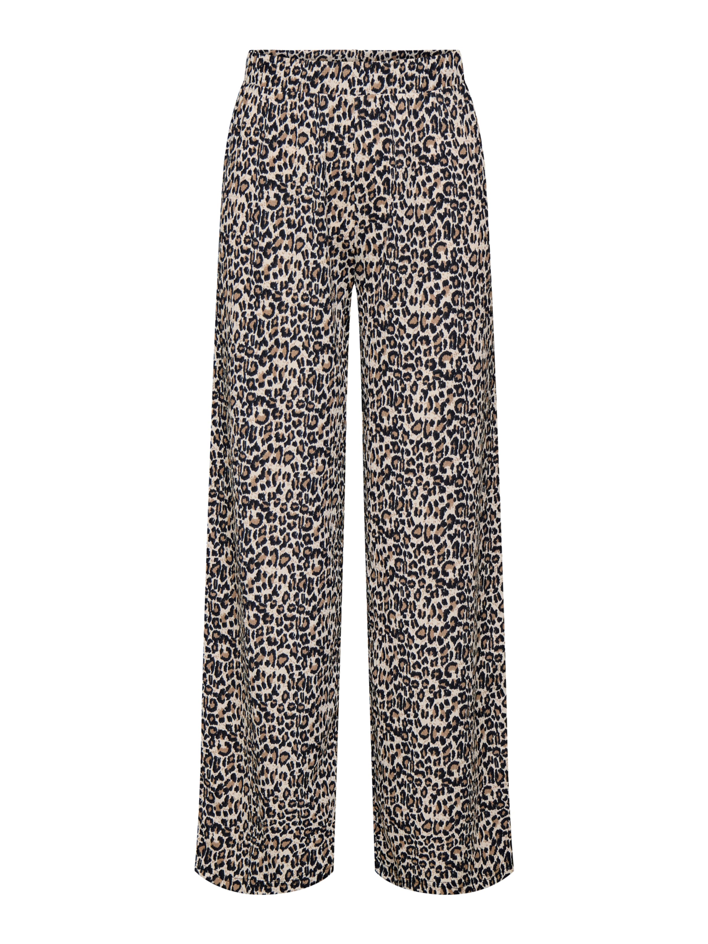 JDY Широкий Штаны 'JDYDEBBIE' в Бежевый: спереди