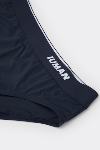IUMAN Intimissimi Badeshorts with bottle opener in Blau