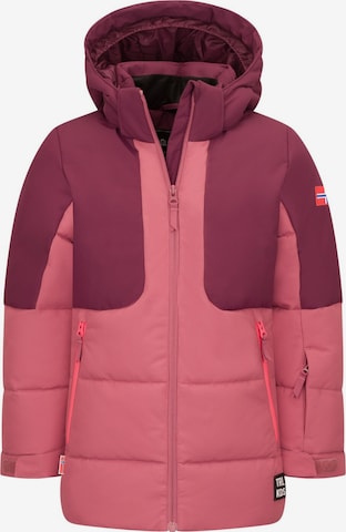 TROLLKIDS Outdoor jacket in Pink: front