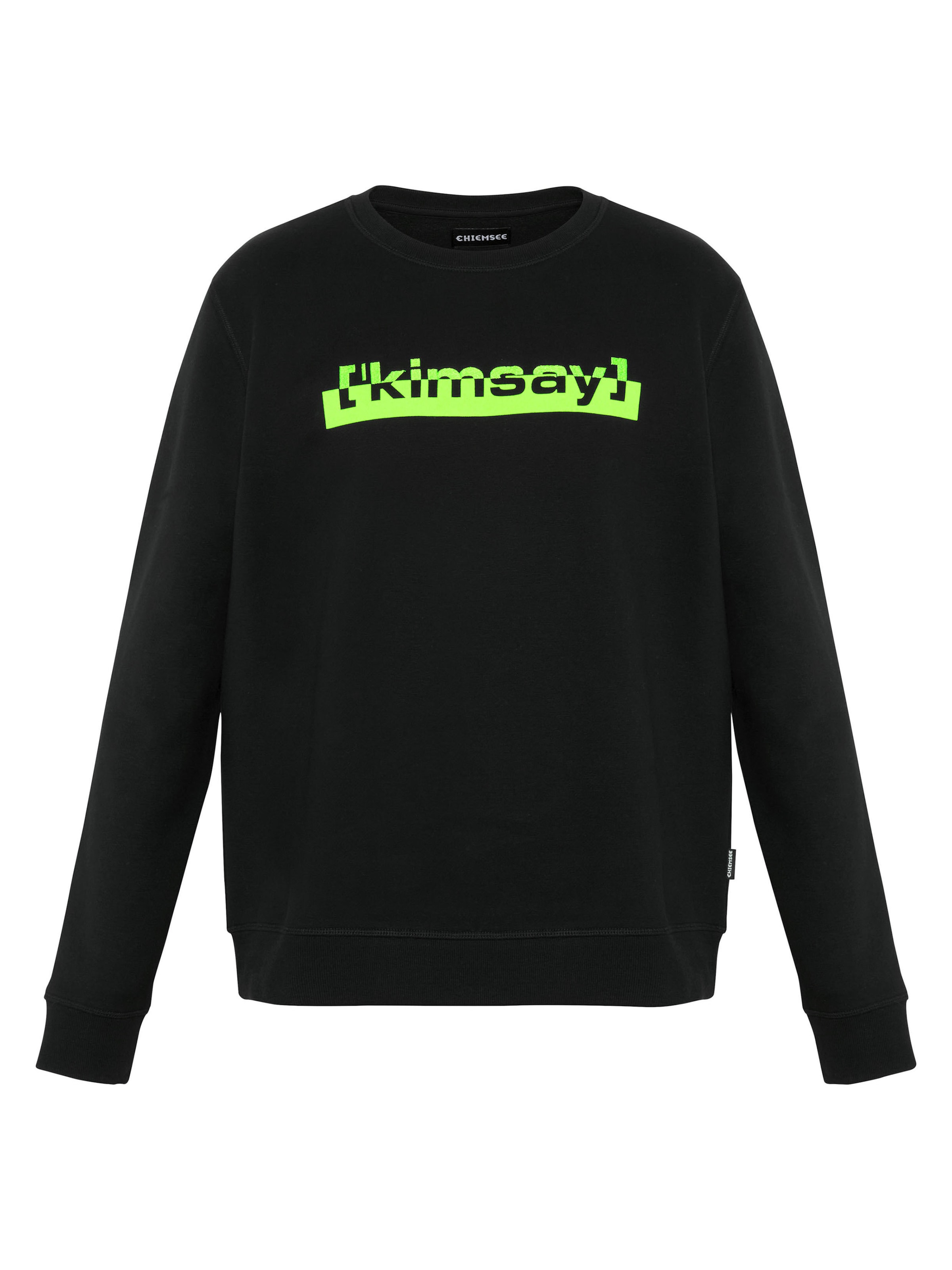 CHIEMSEE Sweatshirt in Schwarz: Vorderseite