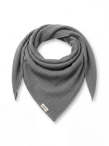 wundabaa Scarf 'mus 130x130x180' in Grey: front