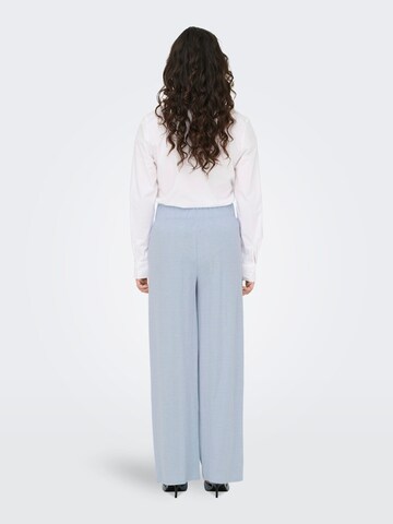 JDY Regular Pleat-front trousers 'JDYBIRDIE GEGGO' in Blue