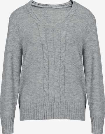 Pull-over Imily Bela en gris : devant