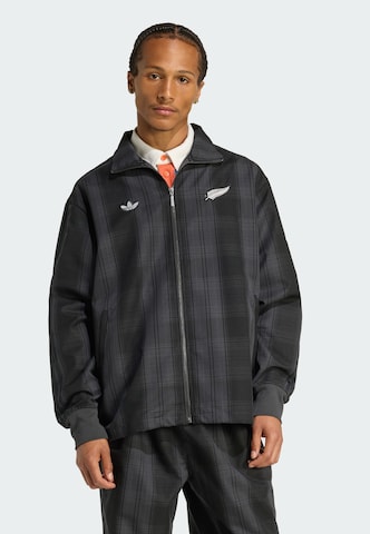 Geacă de primăvară-toamnă 'All Blacks Firebird' de la ADIDAS ORIGINALS pe gri: față