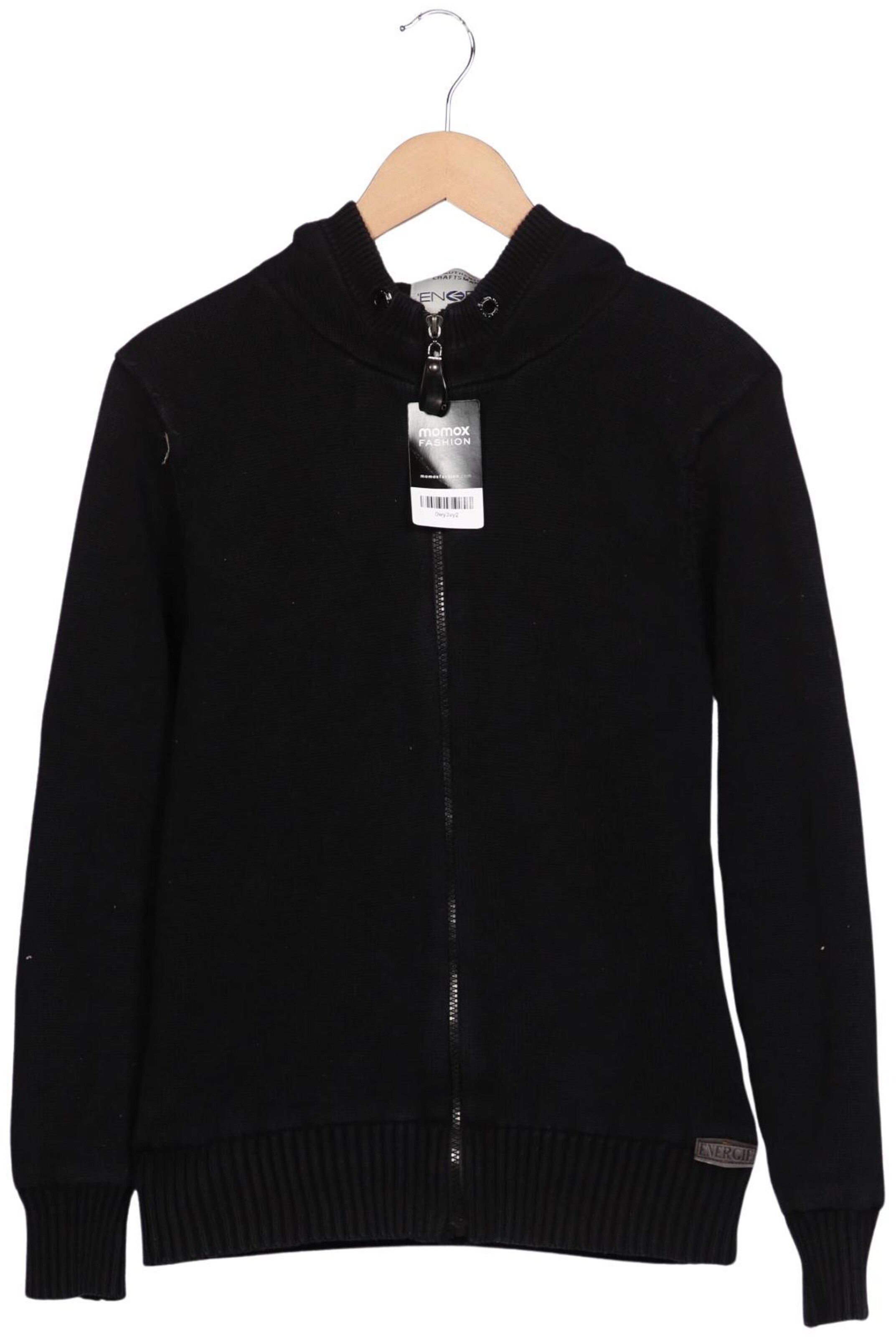 Energie Sweatshirt & Zip-Up Hoodie in L in Black: front
