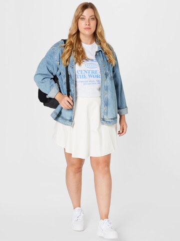 Missguided Plus - Falda en blanco