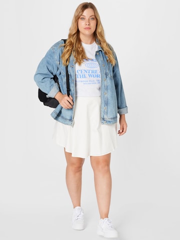 Missguided Plus Hame värissä valkoinen