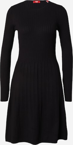 ESPRIT Knitted dress in Black: front