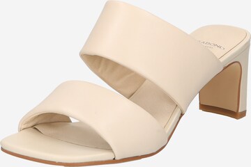 Zoccoletto 'Luisa' di VAGABOND SHOEMAKERS in beige: frontale