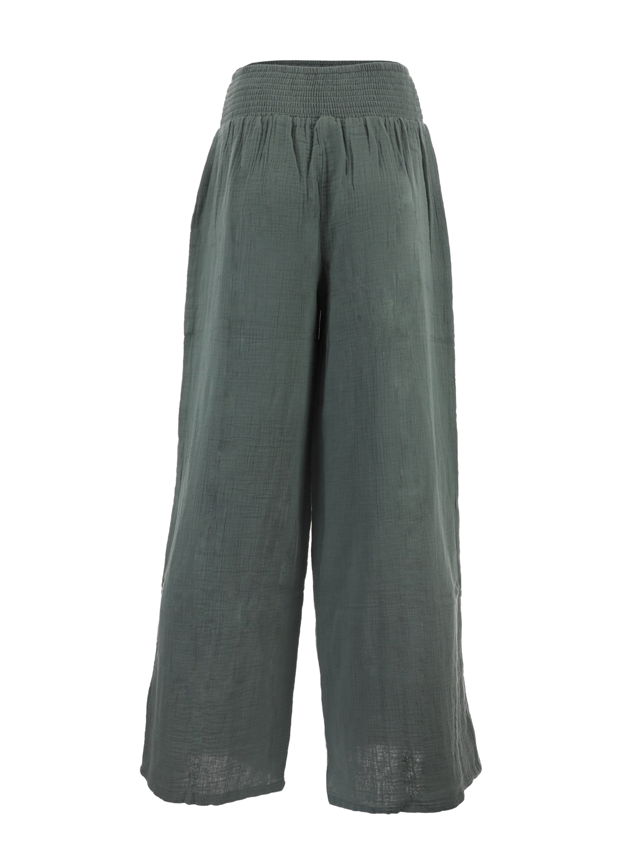 VIVID Loosefit Kalhoty – zelená