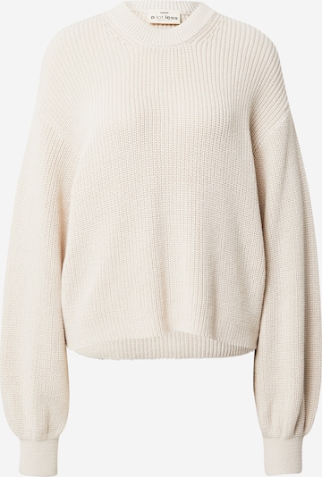 A LOT LESS Pullover 'Clara' in offwhite, Produktansicht