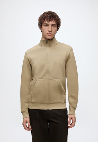 G-STAR Sweatvest 'Premium Core' in Beige: voorkant