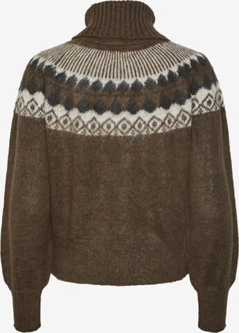 PIECES Pullover 'SAVA' in Braun