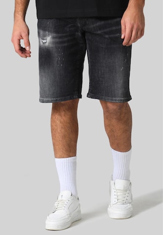 883Police Regular Jeans 'Byley' in Black: front