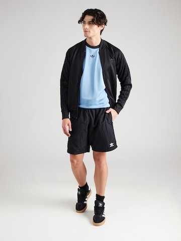 ADIDAS ORIGINALS Regular Trousers 'Trefoil Essentials' in Black