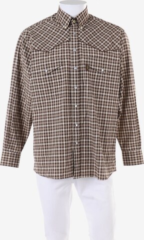 Stars&Stripes Button Up Shirt in M in Brown: front