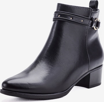Bottines Elara en noir : devant
