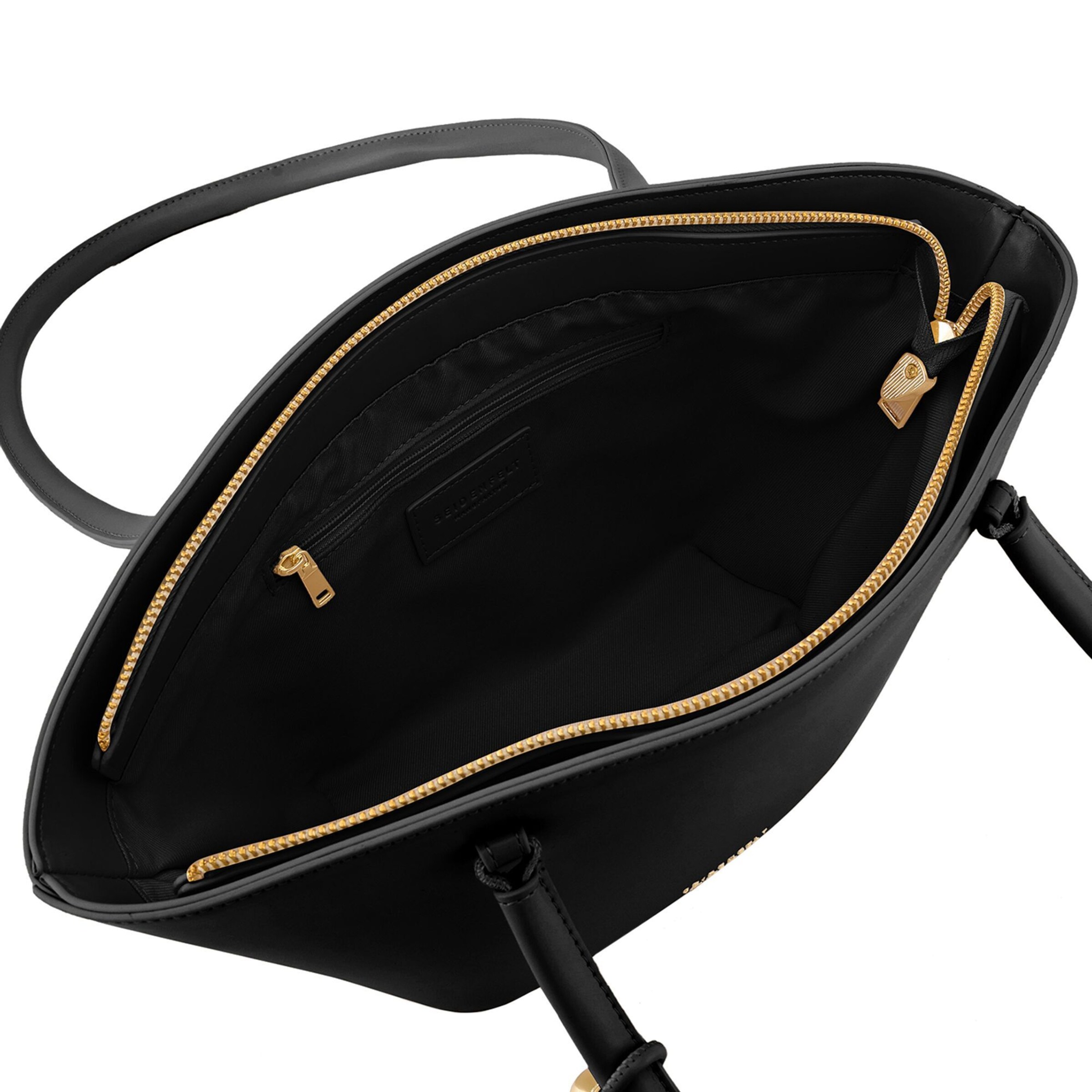 Seidenfelt Schoudertas 'Arvaja' in Zwart