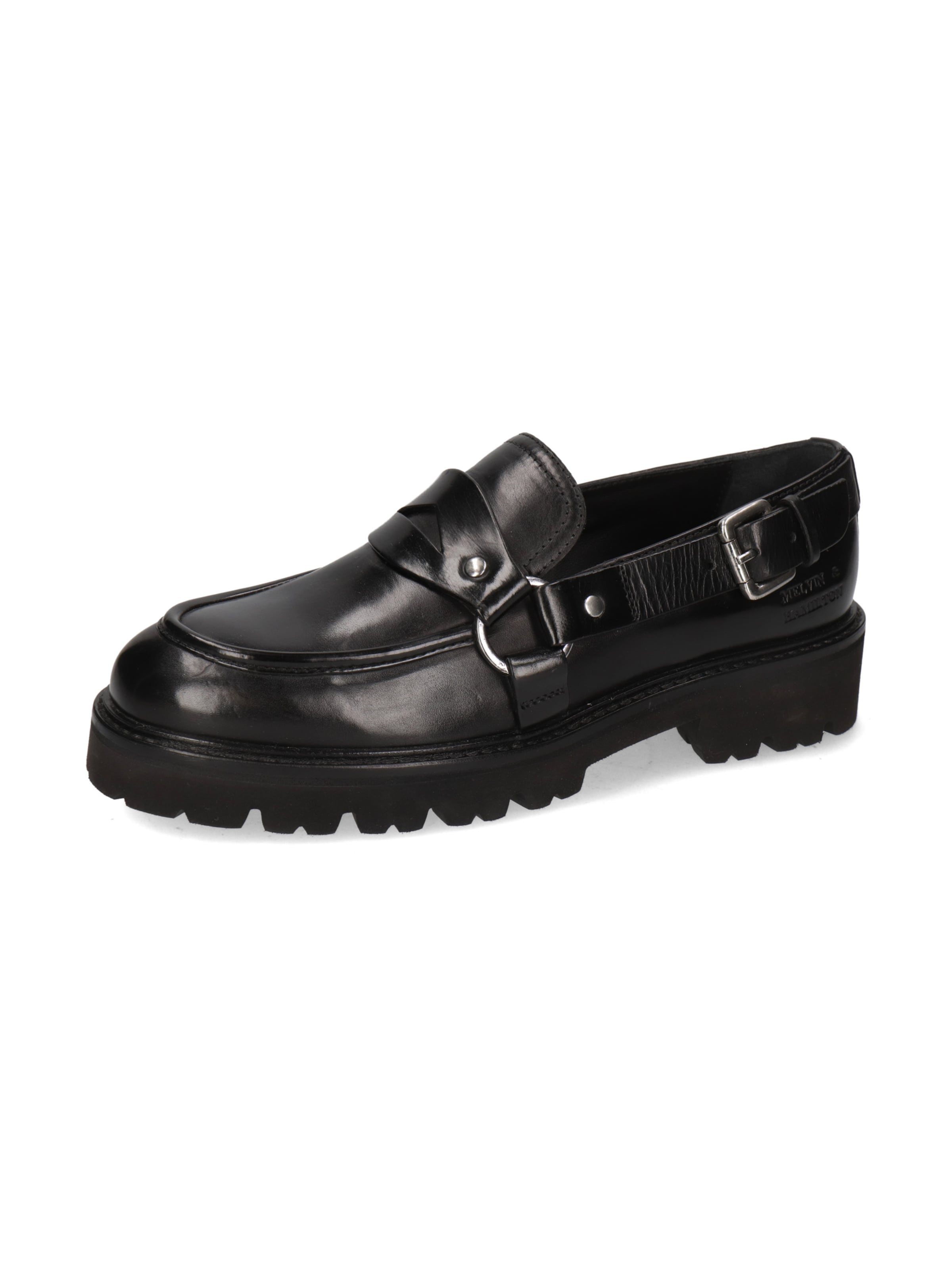 MELVIN & HAMILTON Moccasins 'Regine 30' in Black: front