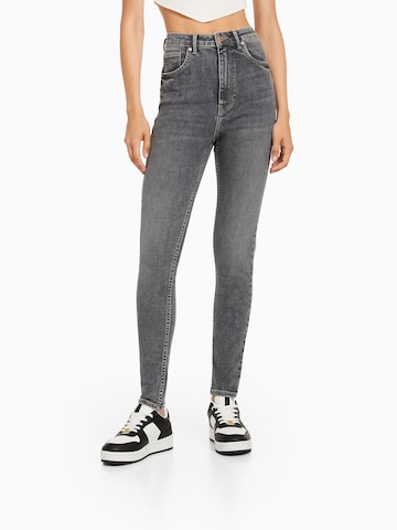 Bershka Skinny Jeans i grå: forside