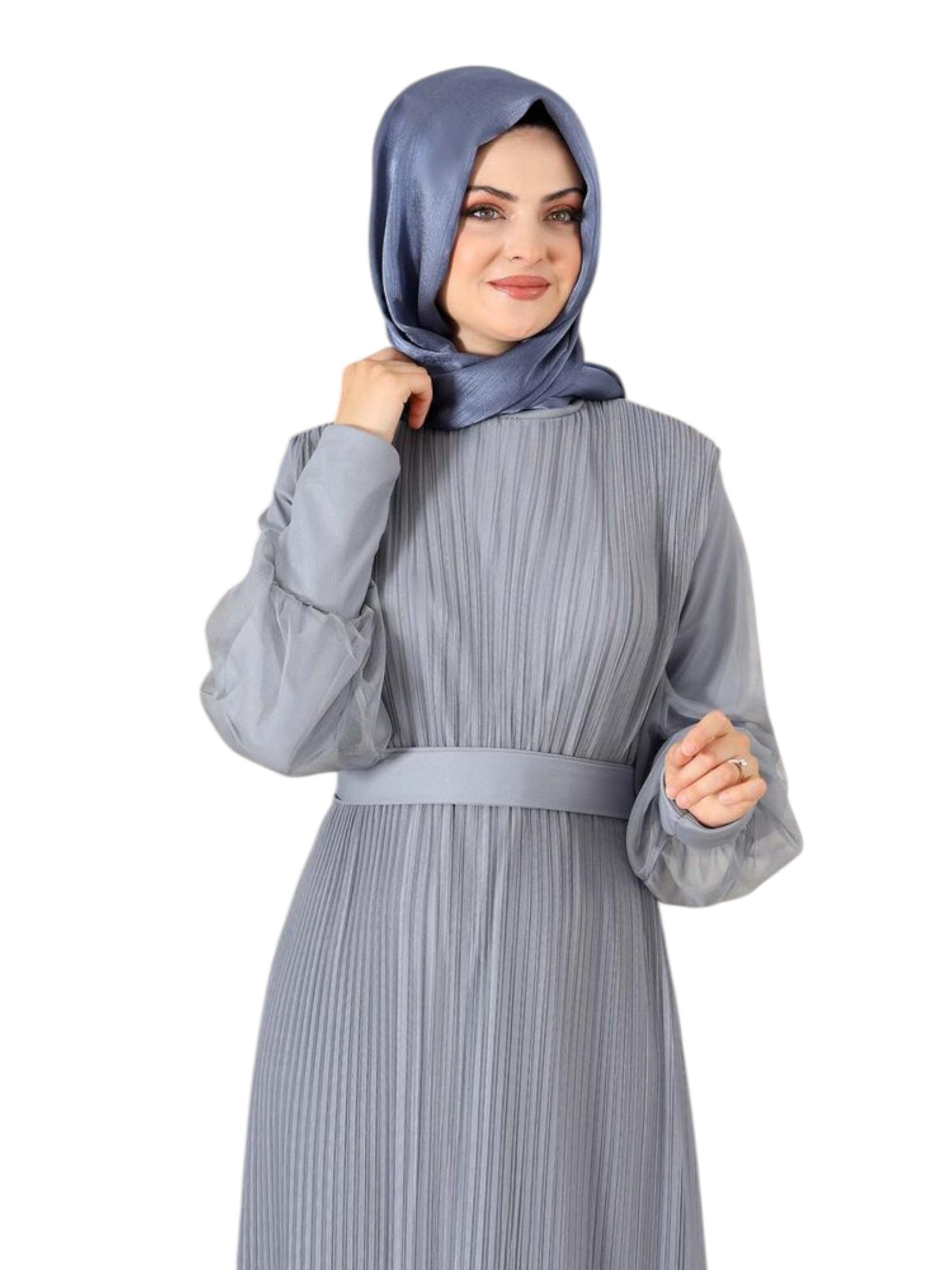 fashionshowcase Festkjole 'BEGÜM' i grå