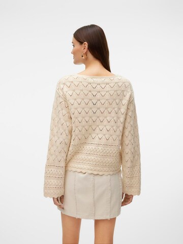 VERO MODA Sweater 'VMLUA' in Beige