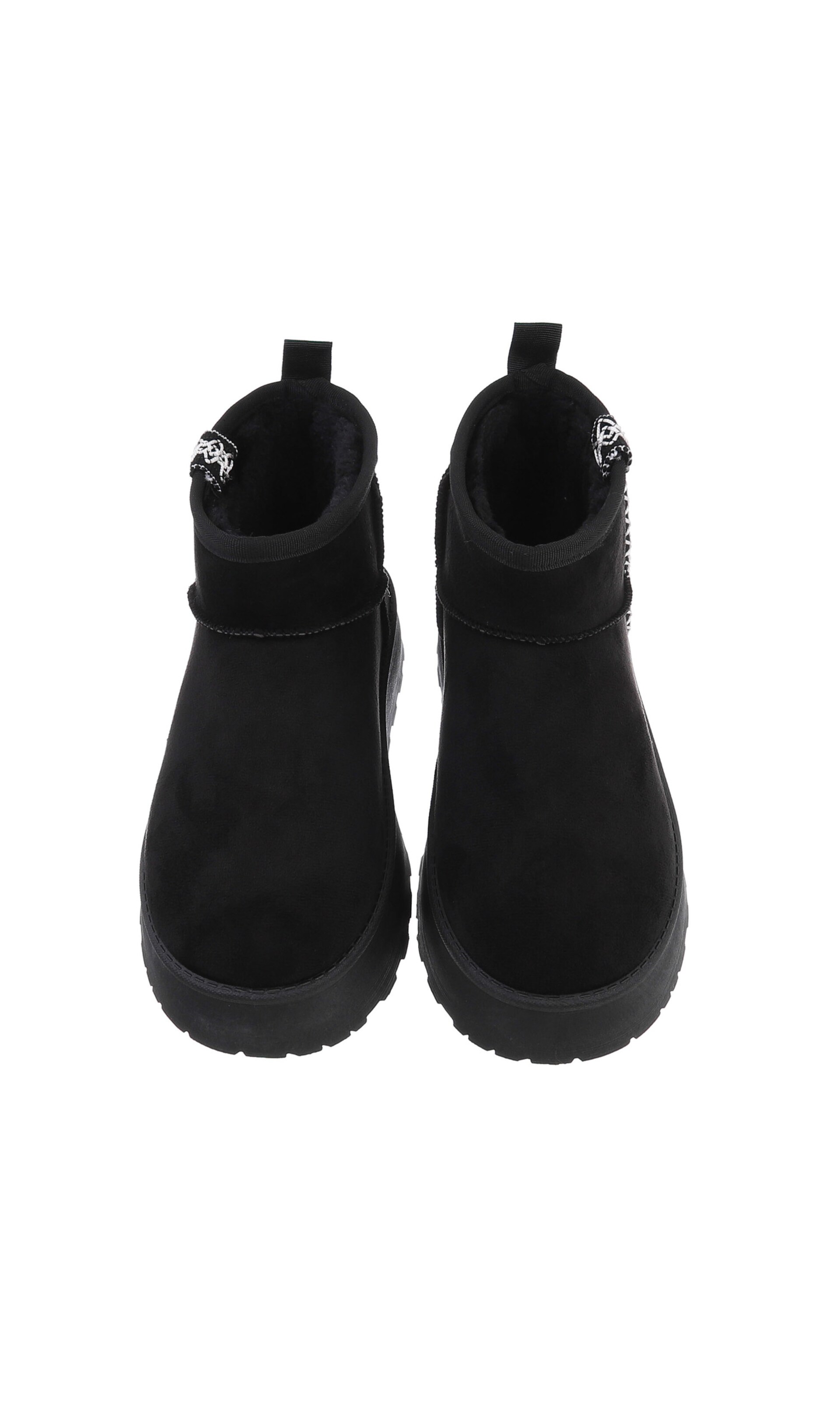 Ital-Design Boots in Schwarz