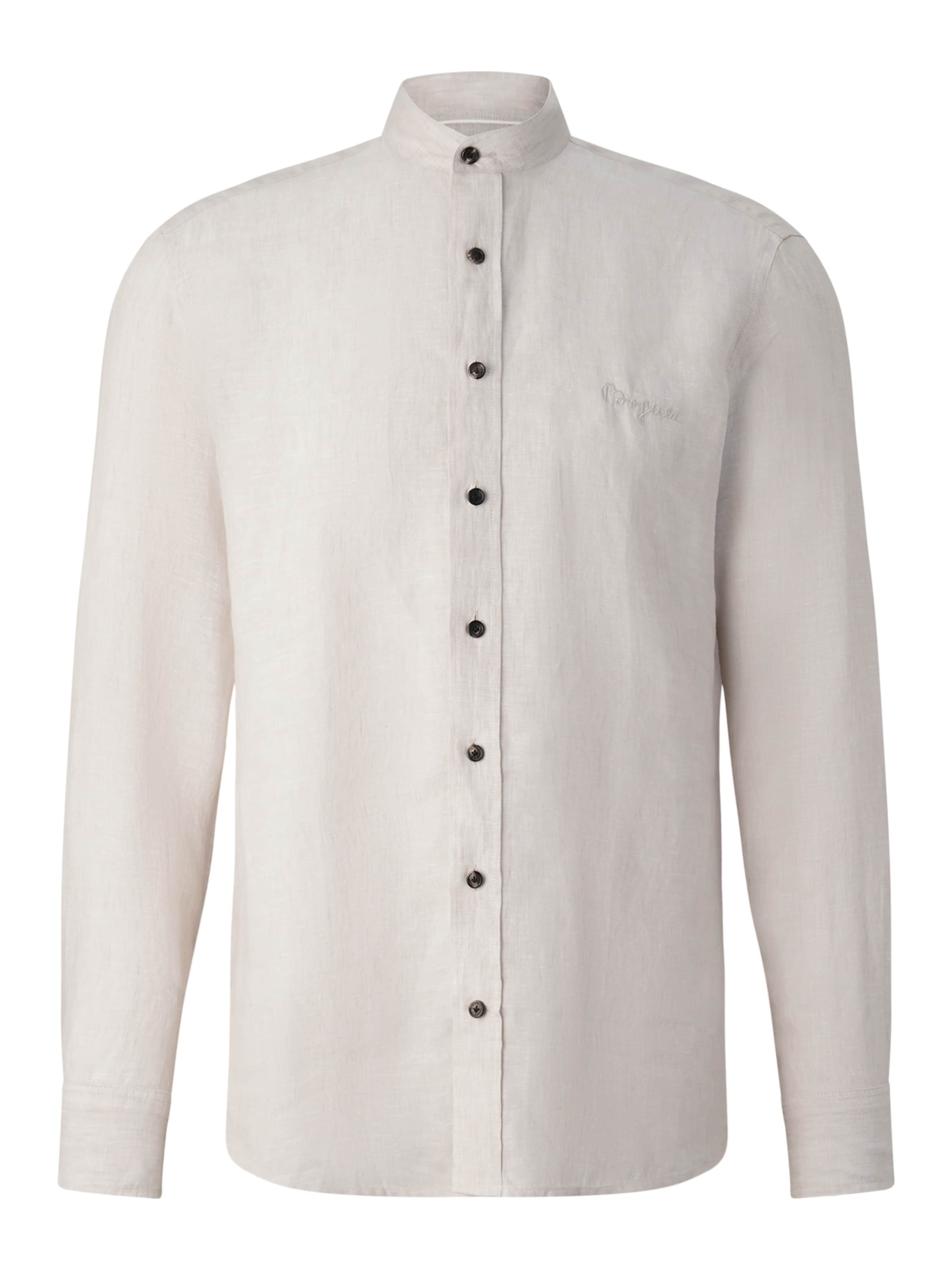 BOGNER Regular Fit Hemd 'Raphi' in Beige: Vorderseite