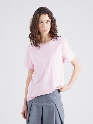 Maglietta 'PCRia' di PIECES in rosa: frontale