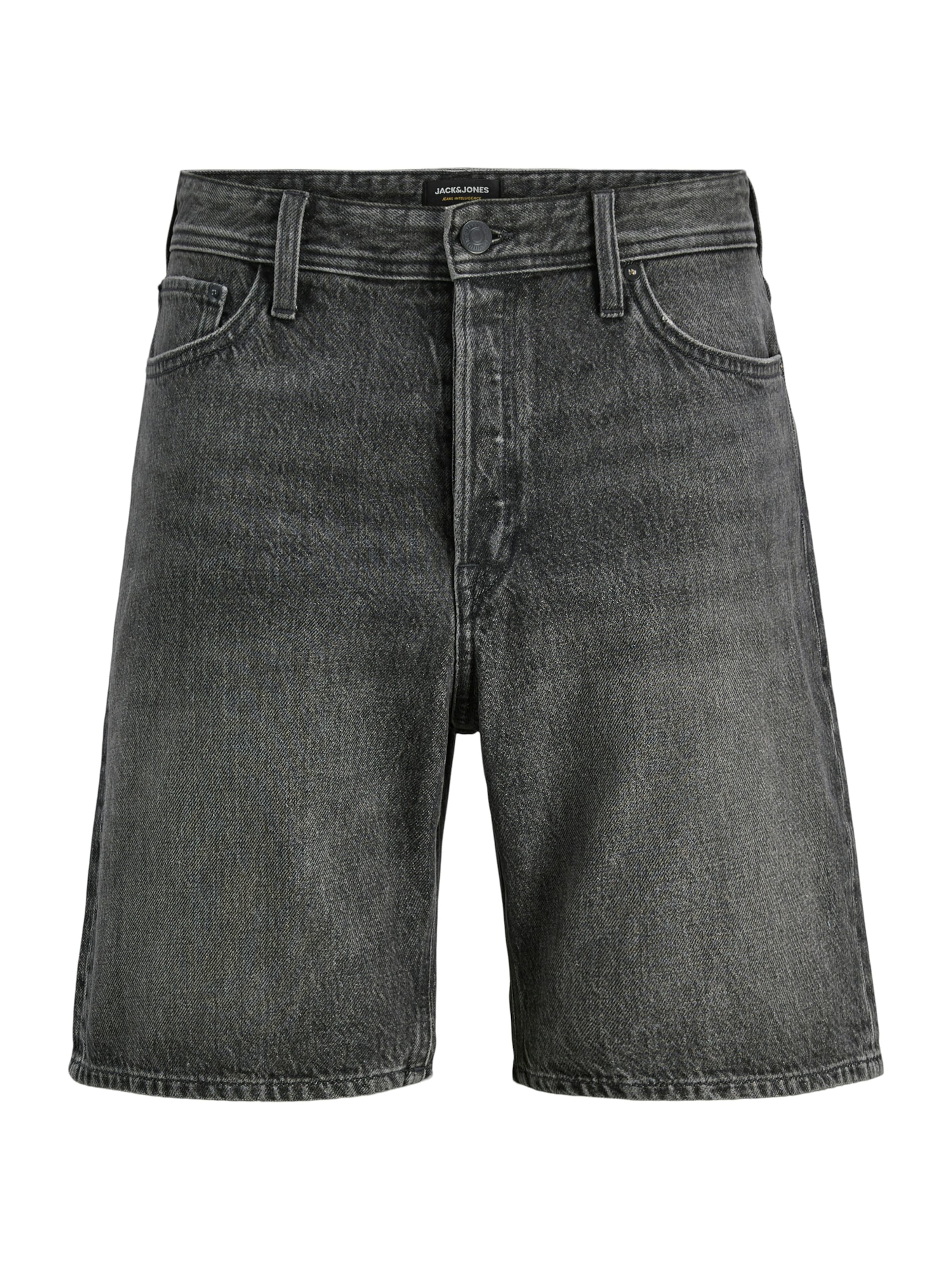 Jack & Jones Plus Loosefit Shorts 'JJITony JJOriginal' in Grau: Vorderseite
