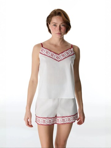 Camicia da notte 'Lounge-Oberteile' di Penti in bianco