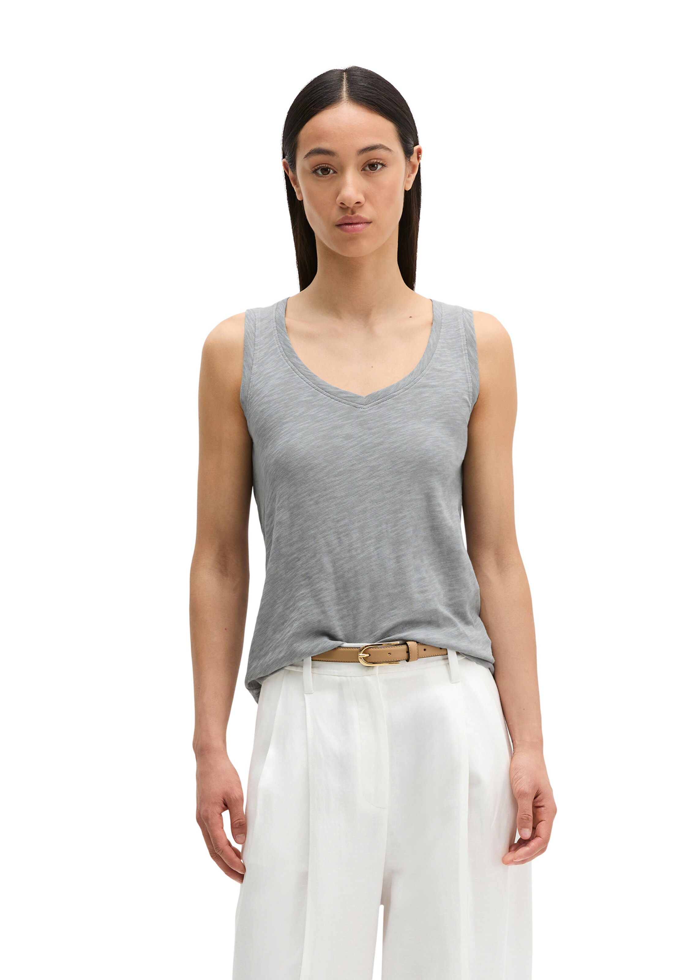 Marc O'Polo Top in Grau: Vorderseite