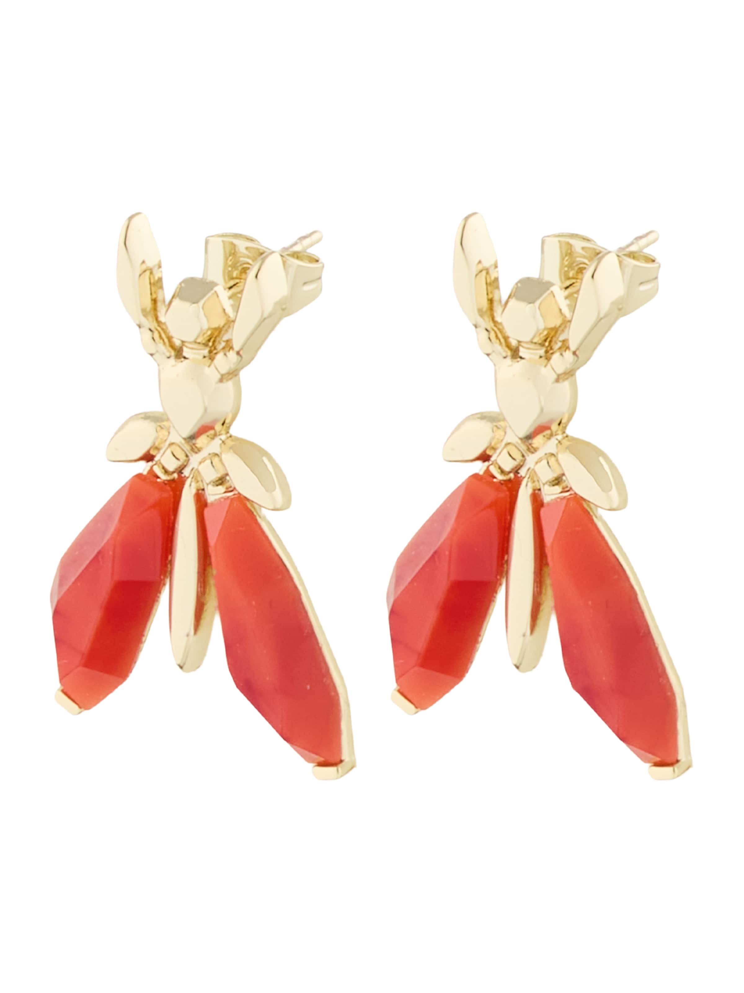 sarkans PATRIZIA PEPE Auskari 'ORECCHINI': no priekšpuses