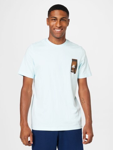 T-Shirt fonctionnel ADIDAS SPORTSWEAR en bleu : devant