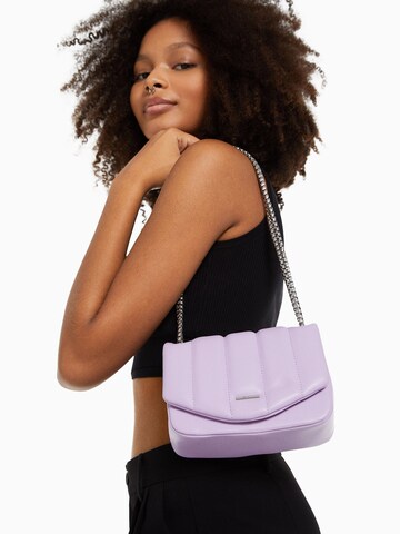 Sac à bandoulière Bershka en violet