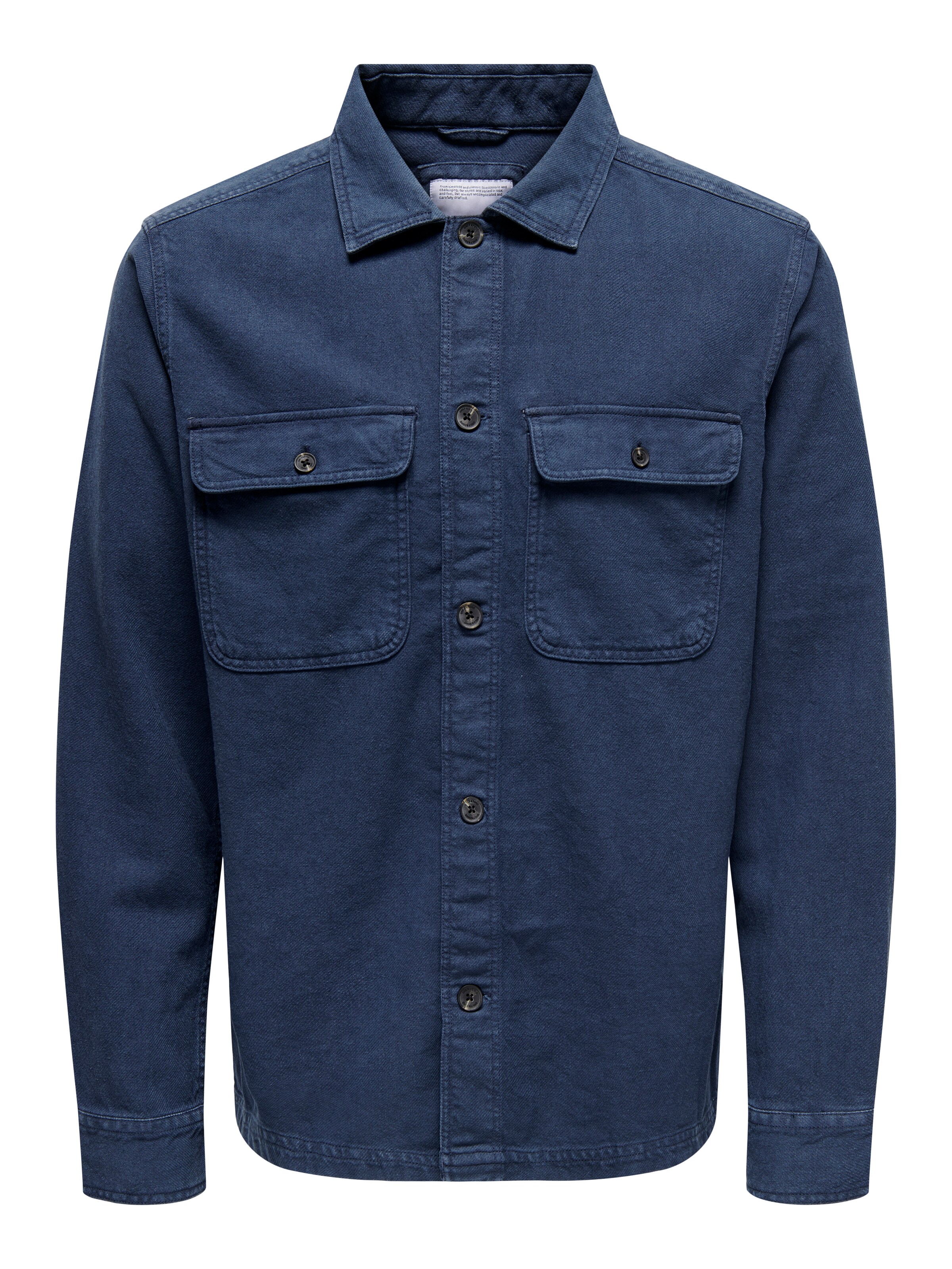 Only & Sons Comfort fit Overhemd 'Oliver' in Blauw: voorkant