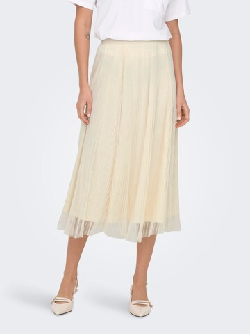 ONLY Skirt in Beige: front