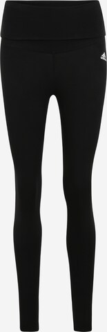 Skinny Pantalon de sport 'Essentials  ' ADIDAS SPORTSWEAR en noir : devant