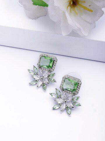 AVANT-GARDE PARIS Ohrringe 'Claudiaina' in Grün