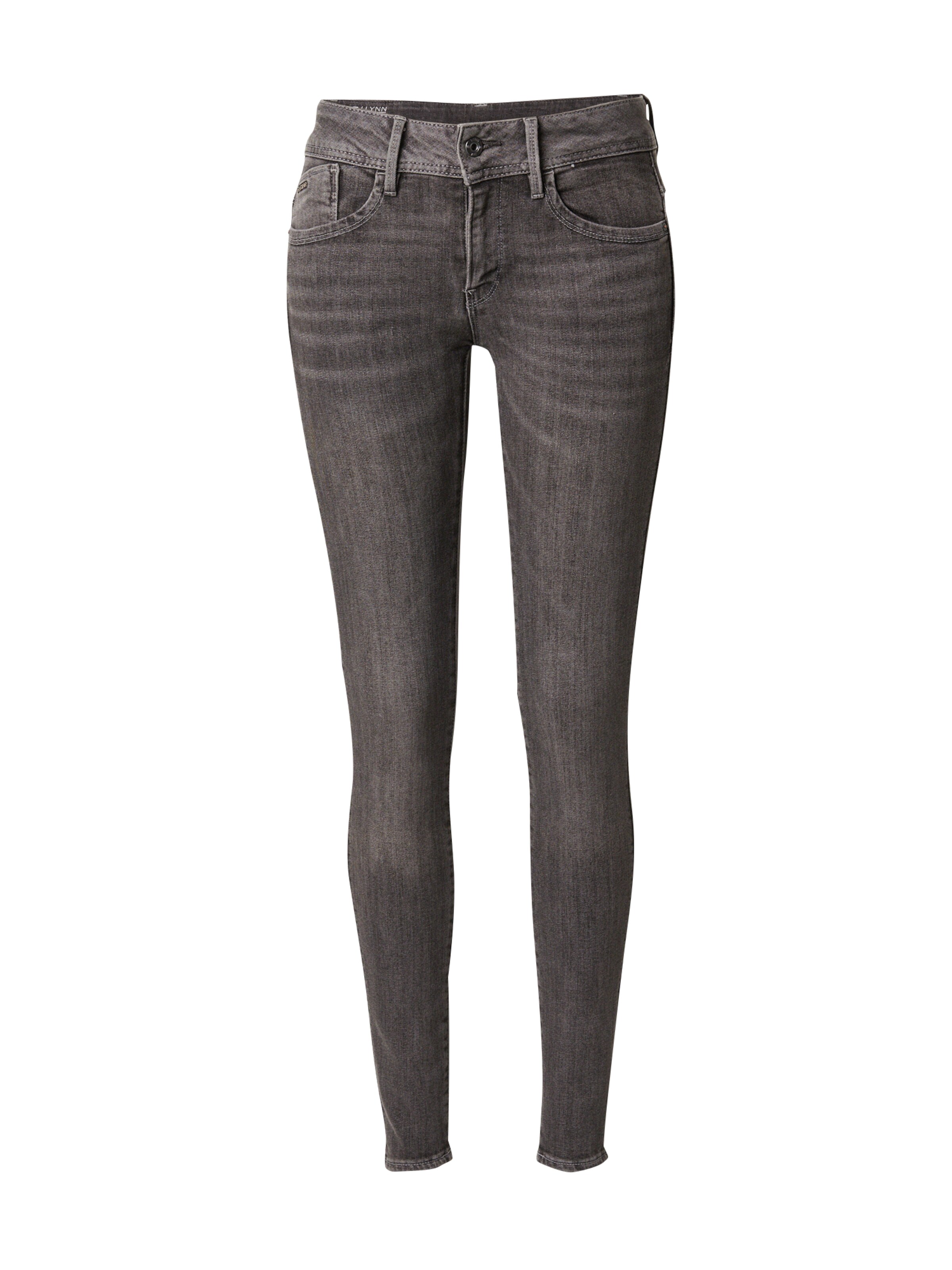 G-STAR - Skinny Calças de ganga em preto: frente