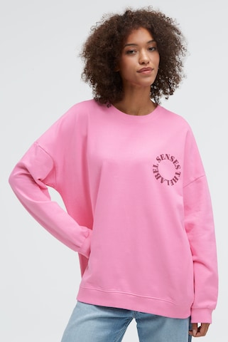 SENSES.THE LABEL Sweatshirt in Pink: front