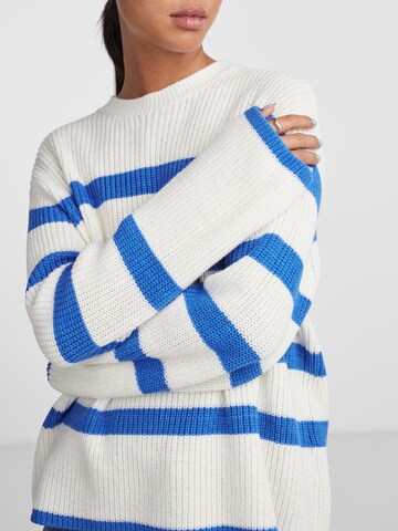 PIECES Sweter 'SABINA' w kolorze biały