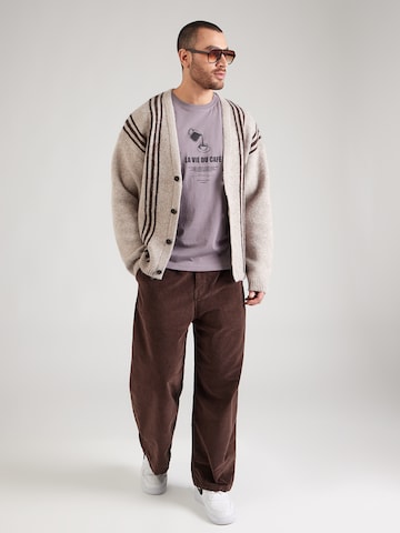 Only & Sons Shirt 'ONSMASS PARISIEN' in Purple