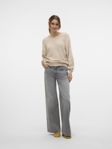 VERO MODA Pullover 'VMLux' in Beige