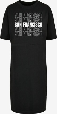 Merchcode Kleid 'San Francisco' in Schwarz: predná strana