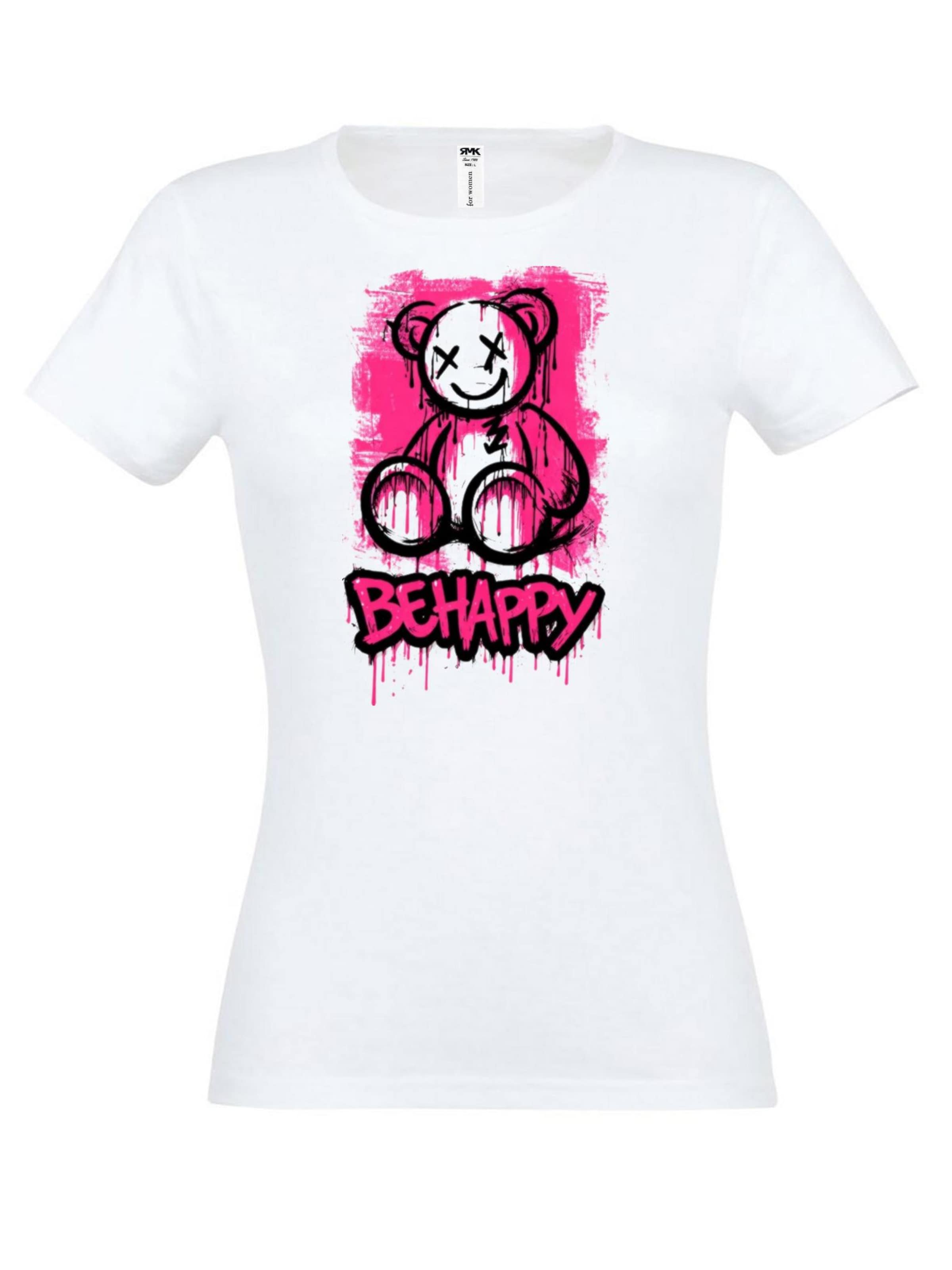 RMK Shirt 'Bear'‌‌‌‌‌ in Weiß: Vorderseite