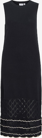Robes en maille 'VIZinnia' VILA en noir : devant