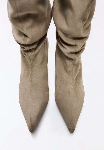 Bottes Bershka en beige