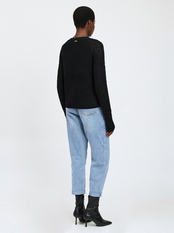 Influencer Knit cardigan in Black